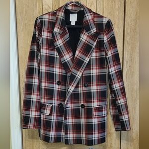 H&M Plaid Blazer